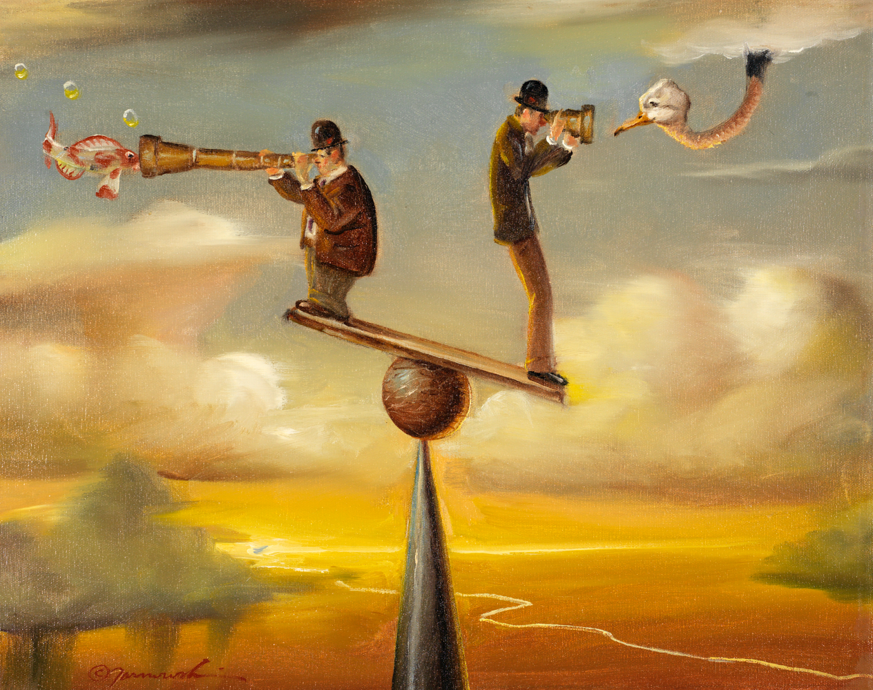 MA-LE-The Long & Short of It 21"x27" Limited Edition Canvas Art Print