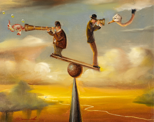 MA-LE-The Long & Short of It 21"x27" Limited Edition Canvas Art Print