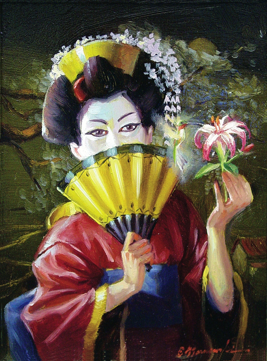RF-The Muse 8x6 Oil on Masonite (Unframed)