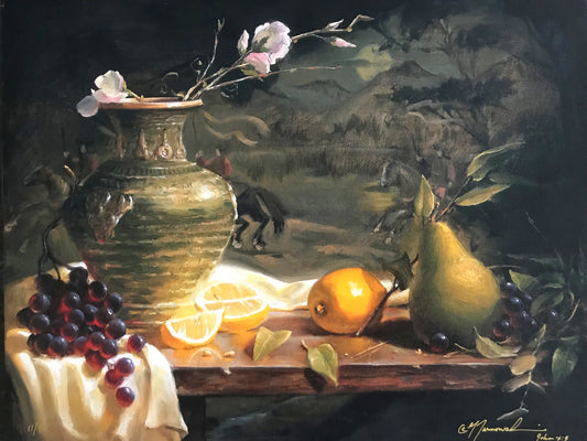 Limited Edition Giclee Canvas Art Print-Chinese Spring 14" x 18"-RR